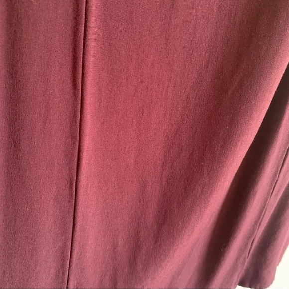 THE Kooples Crepe Viscose Shift Dress in Wine Color Size L - Picture 11 of 16